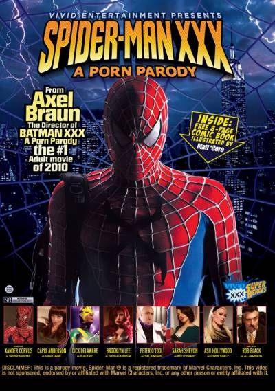 Spider-Man XXX: A Porn Parody (Человек-паук: ХХХ Пародия) обложка